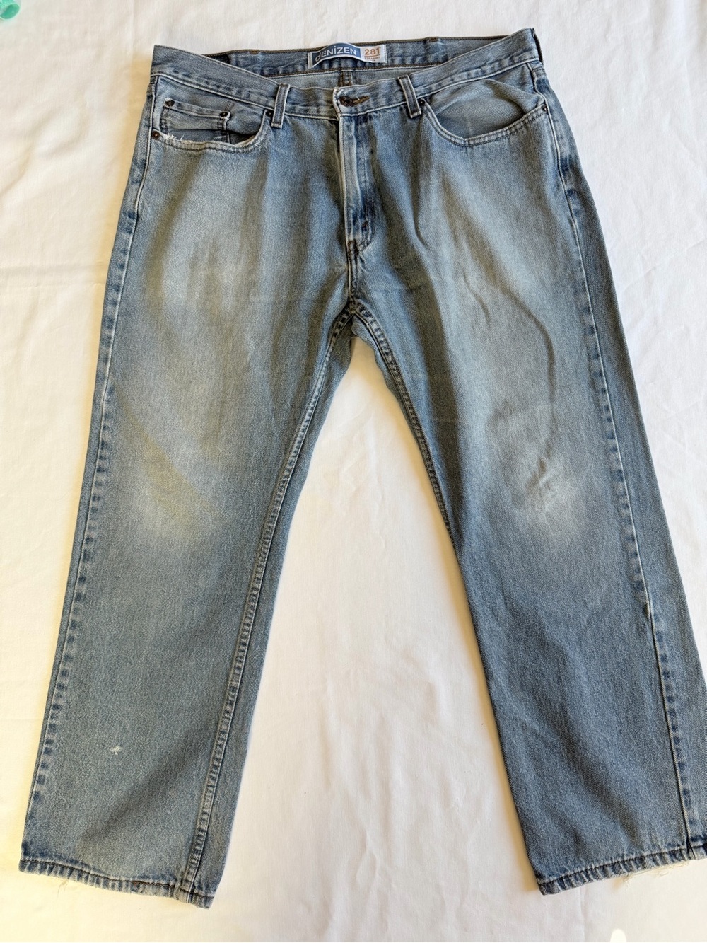 Denizen from Levi's Light Wash Men's Straight Jeans